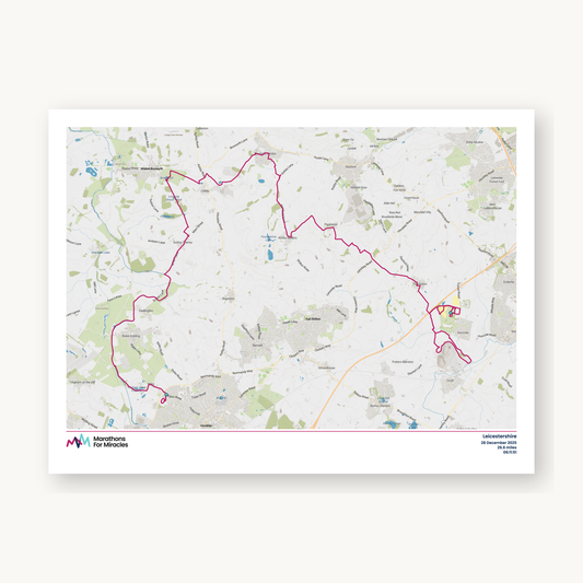 #1 - Leicestershire Marathon Map