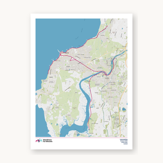 #11 - Lancashire Marathon Map