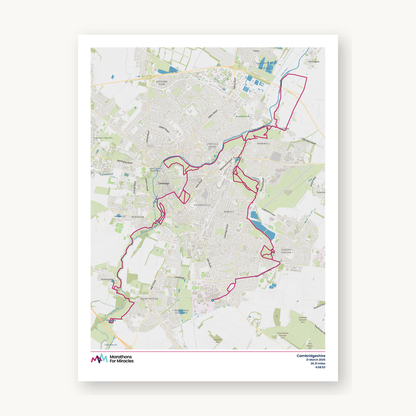 #13 - Cambridgeshire Marathon Map