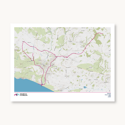 #14 - Dorset Marathon Map