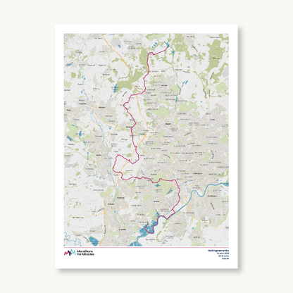 #17 - Nottinghamshire Marathon Map