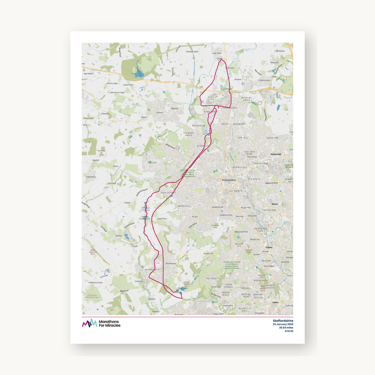 #5 - Staffordshire Marathon Map
