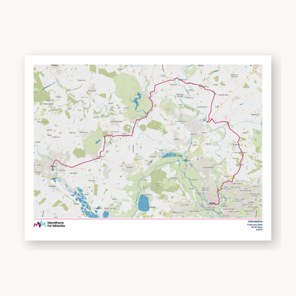 #7 - Oxfordshire Marathon Map