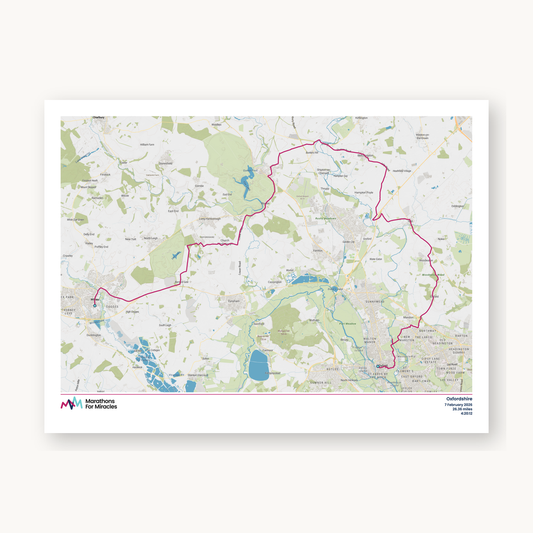 #7 - Oxfordshire Marathon Map