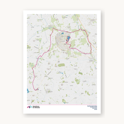 #8 - Northamptonshire Marathon Map